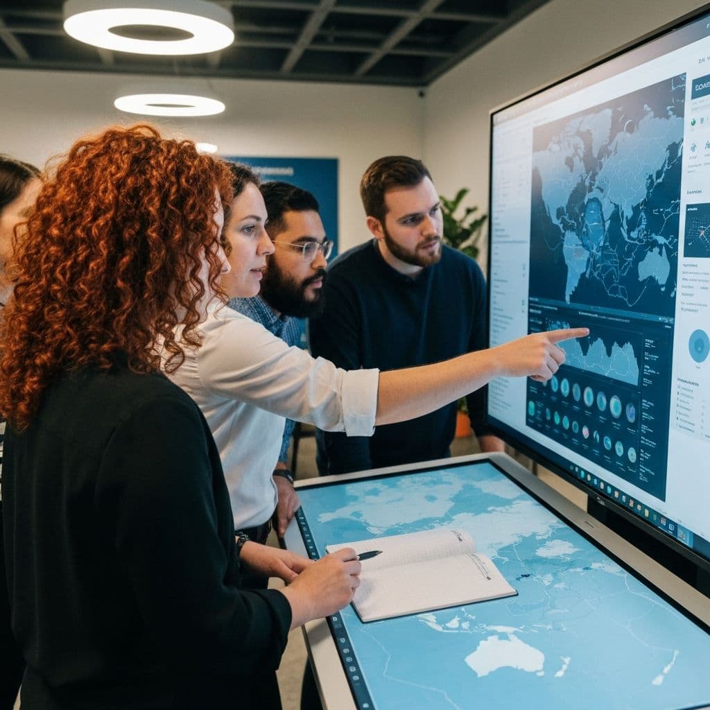 Kaveat team collaborating on location intelligence